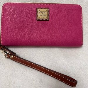 Dooney & Bourke Fuscia Clutch Wristlet